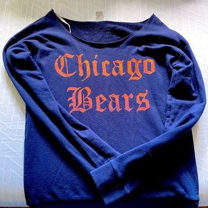 Victoria Secret Pink Chicago Bears loose neck pull over